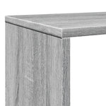 Book Cabinet Grey Sonoma 132x29x141.5 cm Engineered Wood 3310312