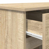 Desk with Drawer Sonoma oak 140 x 49 x 76 cm Engineered wood 3328509