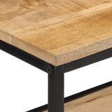 Console Table 70x35x70 cm Solid Rough Wood Mango 374072