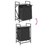 Laundry Basket 1 Compartment with Shelf Grey Sonoma 859073