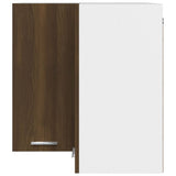 ZNTS Hanging Corner Cabinet Brown Oak 57x57x60 cm Engineered Wood 815599