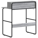 Desk with Storage Grey Sonoma 80 x 50 x 91 cm 8008023