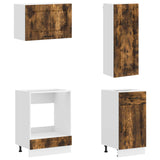 Kitchen Unit KALMAR 8 pcs Smoked Oak Engineered Wood 3438198