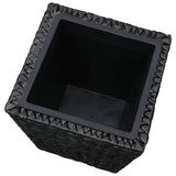 Raised Beds 3 pcs Water Hyacinth Black 45573