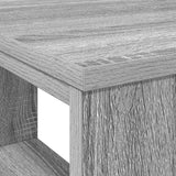 Desk with Shelf Grey Sonoma 90 x 50 x 75 cm Engineered Wood 869511