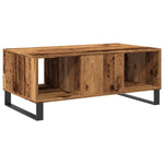 ZNTS Coffee Table Old Wood 90x50x36.5 cm Engineered Wood 857340