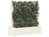 Big Planter with Trellis White 99.5 x 43 x 133.5 PP 42041728