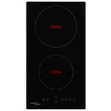 ZNTS Ceramic Hob with 2 Burners Touch Control 3000 W 50783