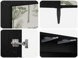 TV Cabinet GOTHA 69 x 33 x 50.5 cm Black Oak Engineered Wood 8007028