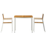 Garden Dining Set 3 pcs Brown Solid acacia wood 3334789