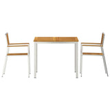 Garden Dining Set 3 pcs Brown Solid acacia wood 3334789