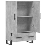 Highboard Concrete Grey 69.5x31x115 cm Engineered Wood 828264