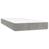 Pocket Spring Bed Mattress Medium Light Grey 100x203x20 cm Twin XL 347867