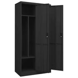 Wardrobe Anthracite 80x50x180 cm Steel 335969