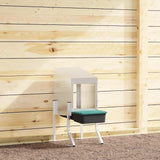 Chicken Nesting Box 1 Compartment with Legs Galvanised Steel 4104894