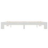 Bed Frame without Mattress Brown 160x200 cm Solid Wood Pine 283296
