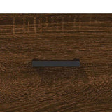 Highboard Brown Oak 69.5x31x115 cm Engineered Wood 828243