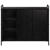 Sideboard Black Oak 98.5 x 33 x 81 cm Engineered Wood 8013854
