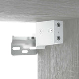 2 Piece Bathroom Cabinet Set Grey Sonoma Engineered Wood 3115866