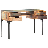 ZNTS Desk 118x48x75 cm Solid Reclaimed Wood 320665