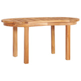 Garden Lounge Set Natural Teak Solid Teak Wood Large Durable 3059967
