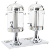 Double Juice Dispenser Stainless Steel 2 x 8 L 50532