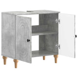 Bathroom Sink Cabinet ALKMAAR Concrete Grey 59.5 x 31.5x 59 cm 896128