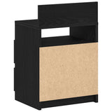 Bedside Cabinets 2 pcs with 2 Drawers Black 40x33x60 cm 858563