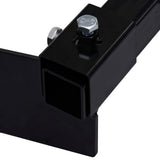 Snow Plow Adapter for Lawn Mower Black 146893