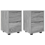 Bedside Tables with Drawer 2 pcs Grey Sonoma 30.5 x 30 x 43 cm 888810