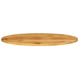 Table Top 120x50x3.8 cm Oval Solid Wood Mango 370874