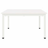 Coffee Table White 80 x 80 x 45 cm Solid Pine Wood 892768