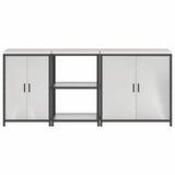 Kitchen Storage Set HATTEM 3 pcs Silver Stainless Steel 3392705