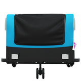 Bike Trailer Black and Blue 45 kg Iron 94065