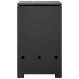 Propane Tank Cover 40 x 40 x 66 cm Steel Black 8020117