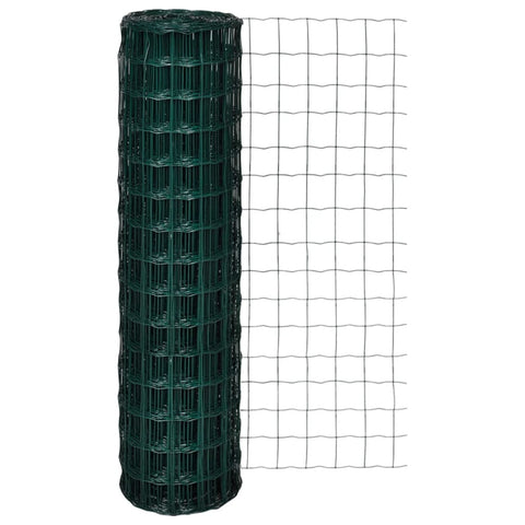 ZNTS Euro Fence Steel 10x1.5 m Green 140575