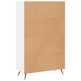 Highboard White 69.5x31x115 cm Engineered Wood 830292