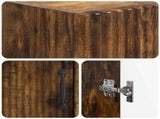 Toilet Cabinet HOORN Smoked Oak 66 x 25.5 x 190 cm 897360