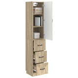 Cabinet Set 2 pcs Sonoma Oak 33 x 34.5 x 87 cm Engineered Wood 3416810
