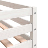 Bunk Bed without Mattress Blue 90x190 cm Single Solid Wood Pine 3283941