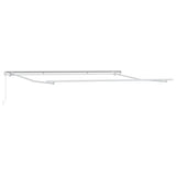 Awning Retractable Manual Black 4.5 x 3.5 m Polyester and metal 3331121