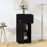 Sideboard Black 30x30x70 cm Engineered Wood 811117