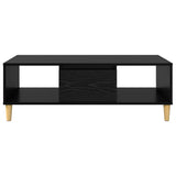 Coffee Table Black Oak 102 x 55 x 35 cm Engineered Wood 875121