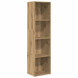 Bookcase Artisian Oak 40x30x152 cm Engineered Wood 857884