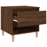 Bedside Tables 2 pcs Brown Oak 50x46x50 Engineered Wood 819547