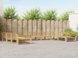 Outdoor Sofa Set 9 pcs White 404 x 251.5 x 73 cm 3387038