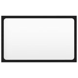 Bathroom Furniture Set Black Engineered Wood 3070956