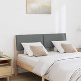 Upholstered Headboard Dark Grey 120 cm Solid Pine Wood 879130