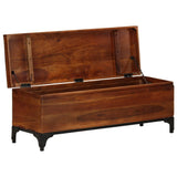 Storage Trunk 110x35x41 cm Solid Acacia Wood 328304