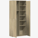 Highboard Sonoma Oak 80x35x180 cm Engineered Wood 3276653